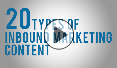 watch 20 types inbound marketing content